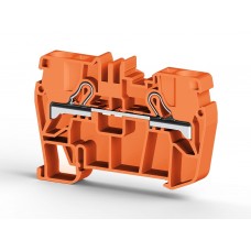 307127, Клеммник пружинный быстрозажимной (Push in), 6 мм.кв. (оранжевый); PYK6 (упак 60 шт)
