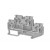 311909, Пружинная клемма серии  SRD 4-2F (Серый)  (упак 50 шт)