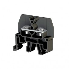 326805, Болтовой Клеммник под вилочный наконечник на DIN-рейку 6 мм.кв. (черный); CPB 6 (упак 50 шт)