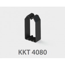 553345, KKT 4080  Держатель кабеля для к-к; 40x80  (Черный) (упак 10 шт)