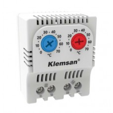 680003, Термостат сдвоеный KLM TM 12 Thermostat Heat-Cool - Регулирование нагревания,охлаждения, вентиляции NO;NC (упак 1 шт)