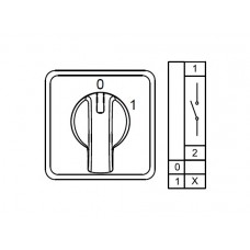 800008, CS080090L; Двухпозиционные Переключатели Вкл-Выкл (0-1); 1 FAZ 80 A 60° (упак 1 шт)