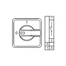 800086, CS050272E; Аварийные Переключатели Двухпозиционные (0-1); 4 FAZ 50 A 90° (упак 1 шт)