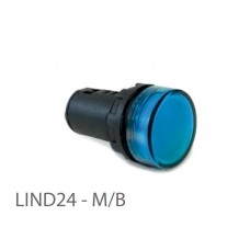 800712, LIND24 - M-B; Лампа сигнальная светодиодная  - 24 В AC-DC (упак 1 шт)