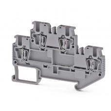 311049, Пружинная клемма серии SRD 1.5_2F (серый) (упак 50 шт.)